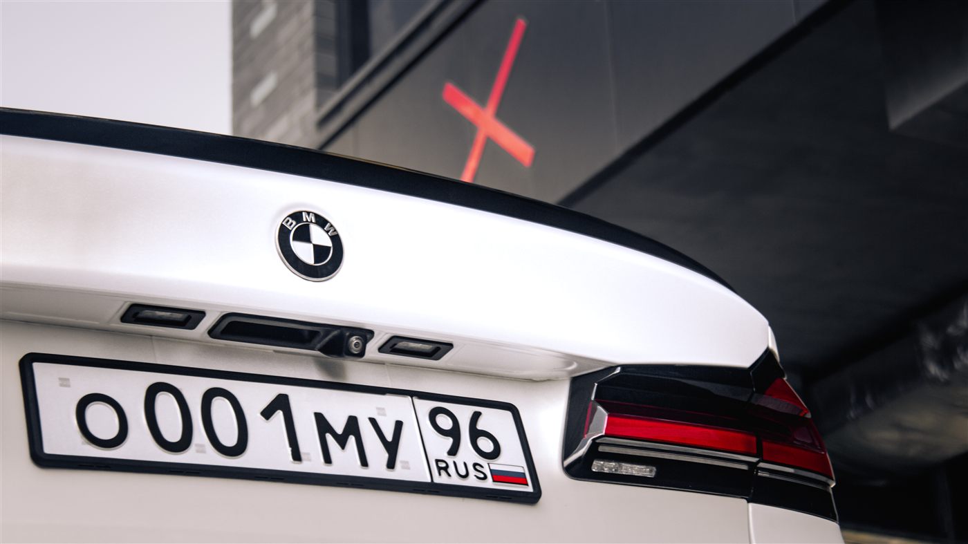 BMW задняя часть после антихрома