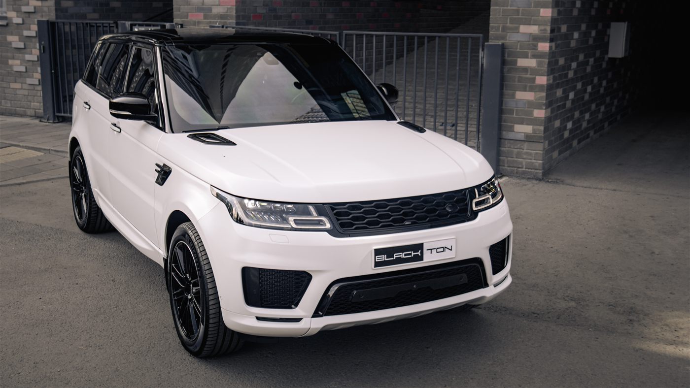 Range Rover передний вид после работ BlackTon